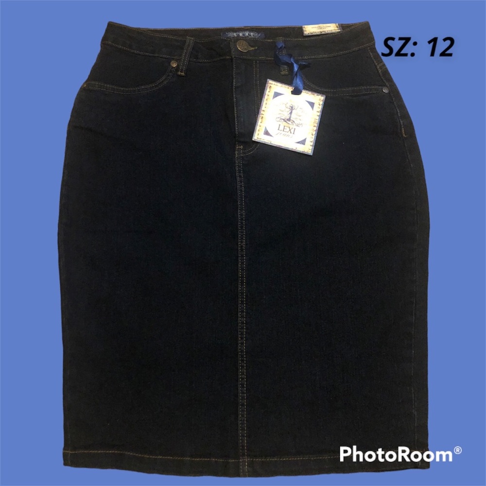 Pencil Jean skirt